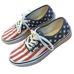 Vans Van Doren American Flag Red White and Blue Stars and Stripes Sneakers